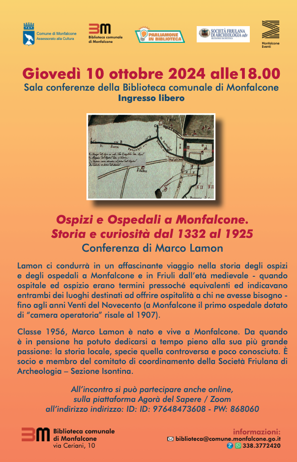 Ospizi e Ospedali a Monfalcone. Storia e curiosità dal 1332 al 1925