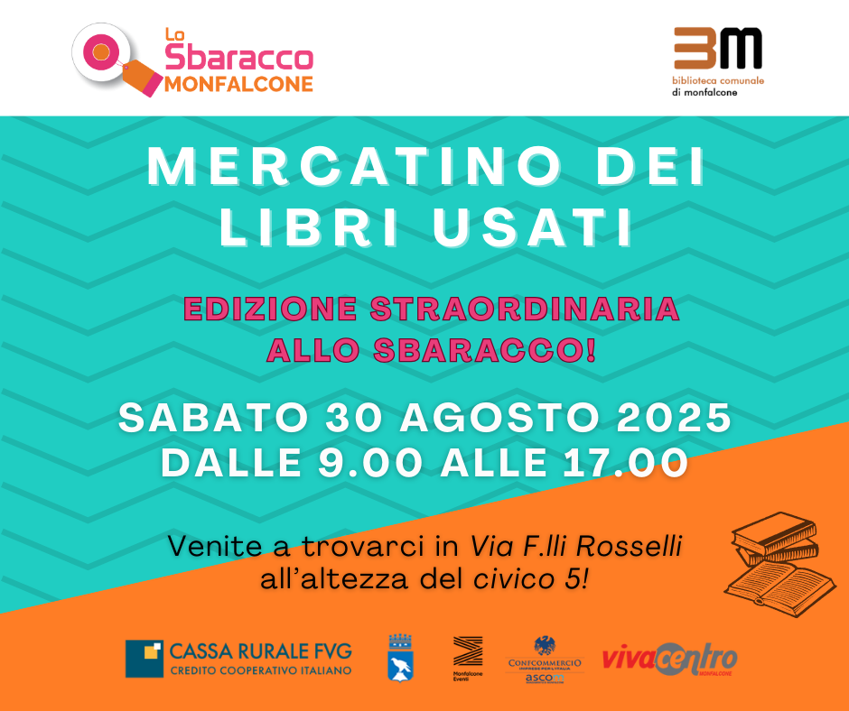 Mercatino dei libri usati – Edizione straordinaria allo Sbaracco Mercatino dei libri usati - Edizione straordinaria allo Sbaracco